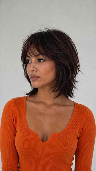 Choppy Dark Chocolate Bob Wolf Choppy Dark Chocolate Bob Wolf