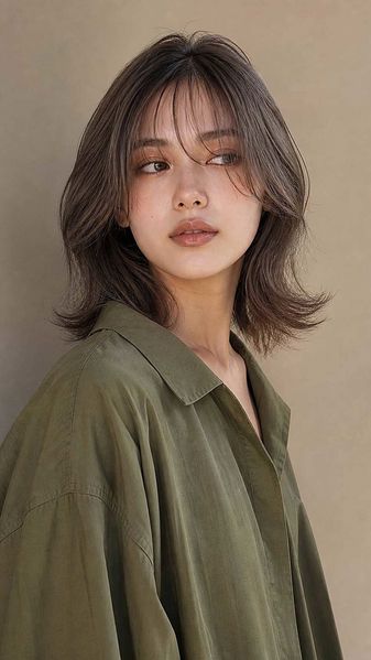 Soft Ash Brown Flipped Layers Soft Ash Brown Flipped Layers